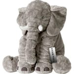 CHICVITA® Large Stuffed Elephant Pillow Baby Toys Animals Plush Pillows