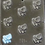 Elephant Bite Size Chocolate Candy Mold 1334