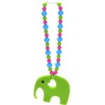 Nummy Beads Green Elephant Baby Carrier Teether Teething Accessory Toy