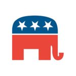 Republican Elephant – Color Sticker – Decal – Die Cut