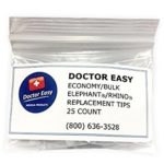 Doctor Easy Economy/Bulk Elephant & Rhino Replacment Tips, Bag of 25