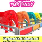 Elephant Shed Animal and Excited Eggs Fruit Nursery Rhymes for Children