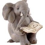 Top Collection Miniature Garden Elephant Reading Book