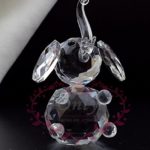 Optical Crystal Prism Lucky Elephant Figurine 3.5″