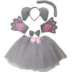 Kirei Sui Kids Elephant Costume Tutu Set Gray