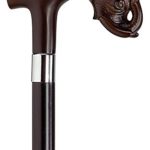 Elephant Head Derby Black Maple Cane, Brown Handle  -Affordable Gift! Item #\HAR-9140300