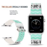 For Apple Watch Band 42mm Aztec elephant, DOO UC Stainless Steel Watch Band Replacement Strap for Both Apple Watch Series 1 and Series 2 and Series 3 – 42mm