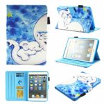 iPad Mini Heavy Duty Magnetic Case, Ultra Fit Premium Hybrid Leather [Anti-Slip] Kickstand Pocket Cover with [Cards Slots] [Auto Wake/Sleep] Protective Shell for Apple iPad Mini 1/2/3/4, Baby Elephant