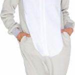 Silver Lilly Slim Fit Animal Pajamas – Adult One Piece Cosplay Elephant Costume