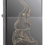 Zippo Zentangle Elephant Pocket Lighter