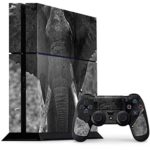 Animal Photography PS4 Console and Controller Bundle Skin – Black and White Elephant | Animals X Skinit Skin