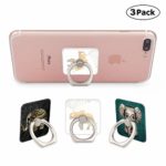 Elephant Multi-Function Mounts and Holder Three Pack Metal Phone Ring Stand for Cellphones Smartphones and Tablets