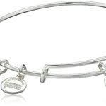 Alex and Ani Bangle Bar Imitation Birthstone Bangle Bracelet, 2.75″