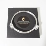 African Elephant Knot Bracelet – 2 Knot SILVER Aluminum – Made in Zim!