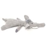 Jiadec Pet Supplies| Dog Squeak Toys Interactive Tough for Medium &Small Dogs (Grey, Elephant)