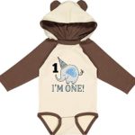 inktastic First Birthday 1 Year Old Boy Long Sleeve Creeper