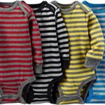 Carter’s Unisex-Baby 4-Pack Long Sleeve Bodysuits