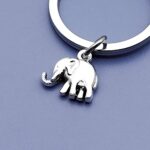 Appreciation Gifts for Coworkers Friends Teachers Keychain Elephant Themed Gifts Jewelry Farewell Gifts for Women Men Friendship Gifts Thank You Gift for Family Birthday Gifts Retirement Gifts