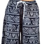 Yumiland Women’s Elephant Wide Leg Hippie Boho Yoga Harem Pants (Elephant Style 5)