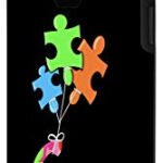 Galaxy S9 Autism Elephant Gift Autism Awareness Autistic Black Case