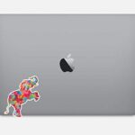 Elephant Standing Sticker Watercolor Paint Stickers – Laptop Stickers – 2.5″ Vinyl Decal – Laptop, Phone, Tablet Vinyl Decal Sticker S1235