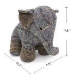 Cute Elephant Door Stopper,FALIDI Animal Decorative Door Stop for Home and Office Floor Decor