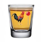 Rogue River Tactical Sarcastic Funny Rooster Sucker Shot Glass, Gift Idea for Friend, Coworker or Boss, 1.5 Ounce