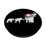 Mama Elephant Pop Up Socket Rose – 2 Kids Mother Gift PopSockets PopGrip: Swappable Grip for Phones & Tablets PopSockets Standard PopGrip