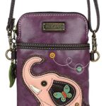 Chala Elephant Cellphone Crossbody Handbag – Convertible Strap