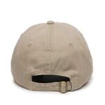 Tech Design Elephant Baseball Cap Embroidered Cotton Adjustable Dad Hat Khaki