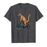 Cat Riding Bicycle T-Shirt – Funny Cat Tee for a Cyclist