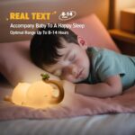 MAGOHMT Elephant Leg Lamp, Baby Room Night Light, Cute Silicone LED Nightlight for Kids, Rechargeable Lamp with 3-Level Brightness, Funny Night Lamp for Baby Nursery, Bedroom and Study Desk