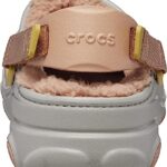 Crocs Unisex All Terrain Lined Clogs with Adjustable Heel Strap, Elephant, Numeric_13 US Men