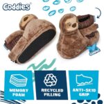 Coddies Sloth Slippers – Sloth Shoes – Sloth Christmas Gifts for Women, Men and Kids (4-7.5 Men | 6-9.5 Women)